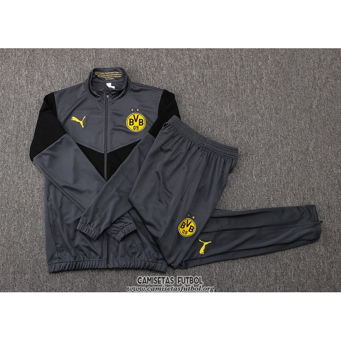 Chandal de Chaqueta del Borussia Dortmund 2021/2022 Gris